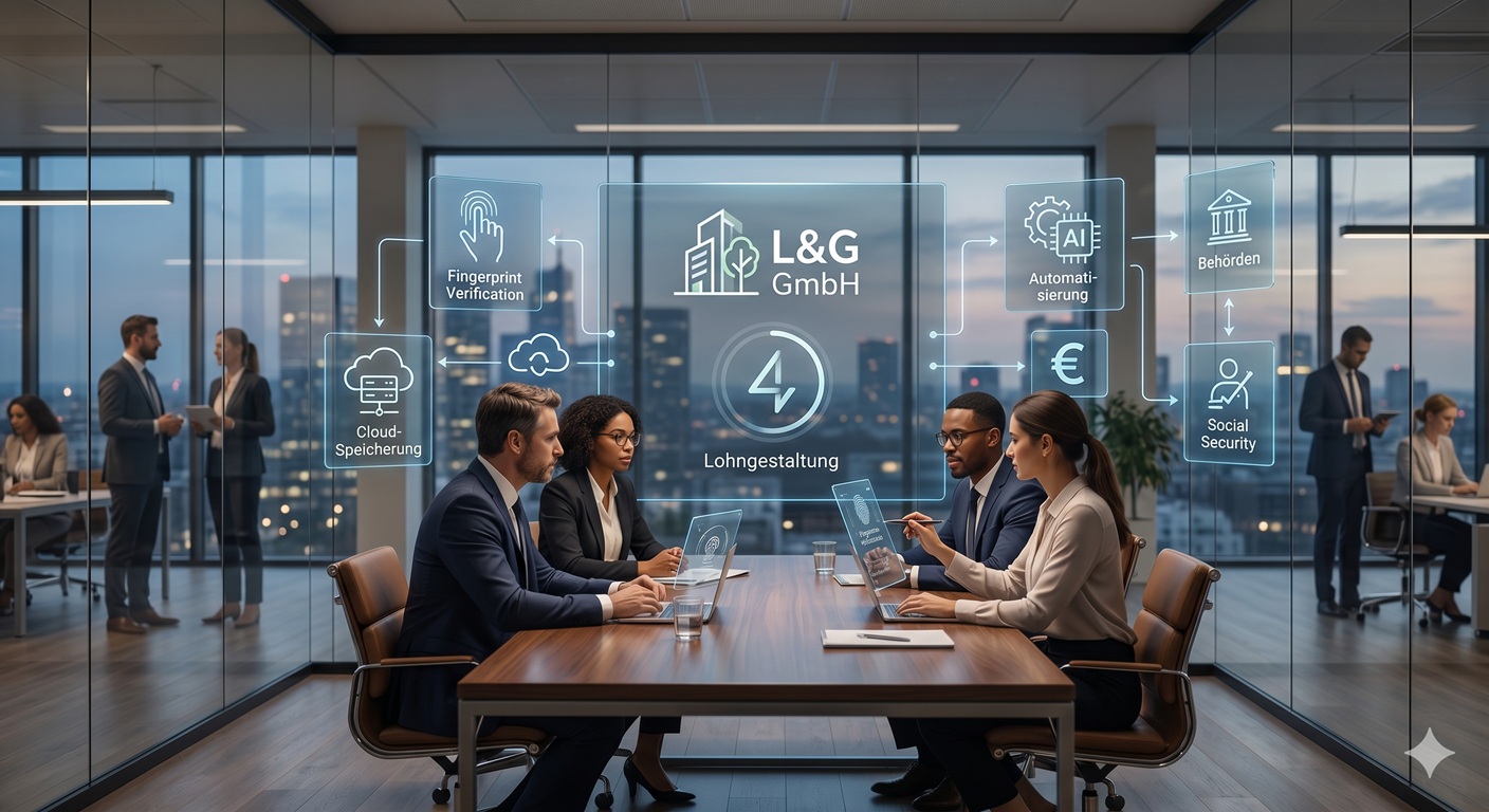 L&G GmbH – Digitales Lohnbüro – professionelles Team bei der Arbeit